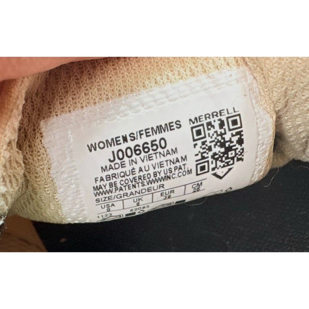 Merrell Womens Hut Moc 2 Packable Slip-on Shoes Sneakers Peach Green Size 8 - Picture 7 of 7